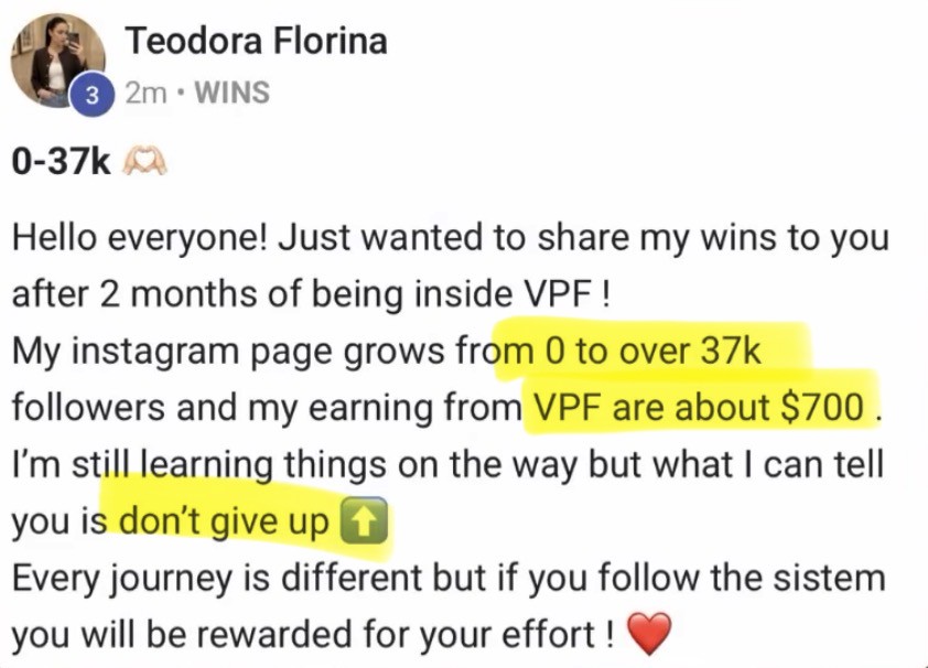 Student win shared by a member of the program