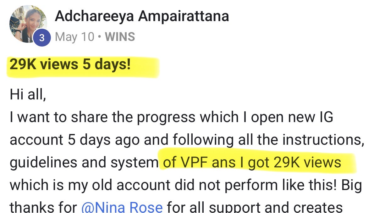 Community result